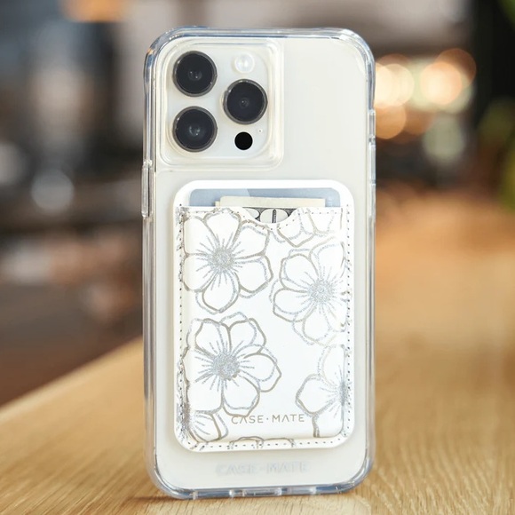 Case-mate Floral Gems MagSafe Wallet for Cell Phone, Removable / NIB - Picture 5 of 8